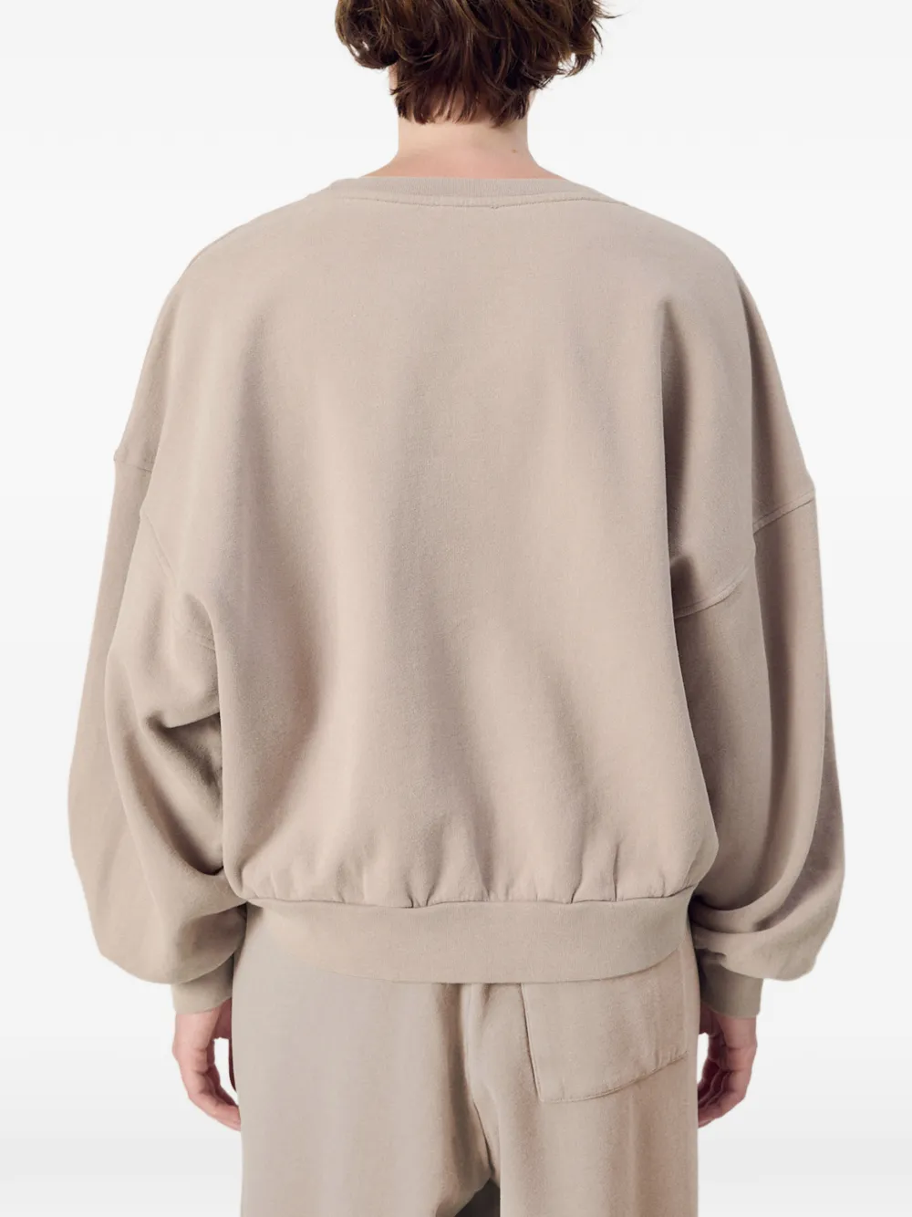 American Vintage Jitbay ruimvallende sweater Beige