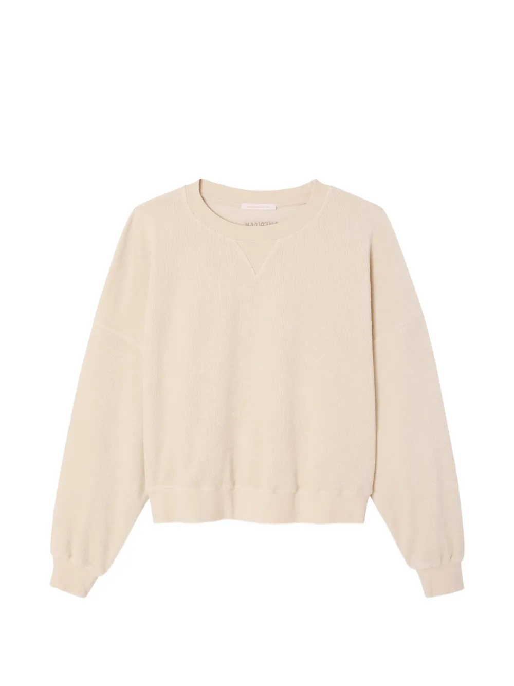 American Vintage Fuxow logo-embroidered sweatshirt - Nude