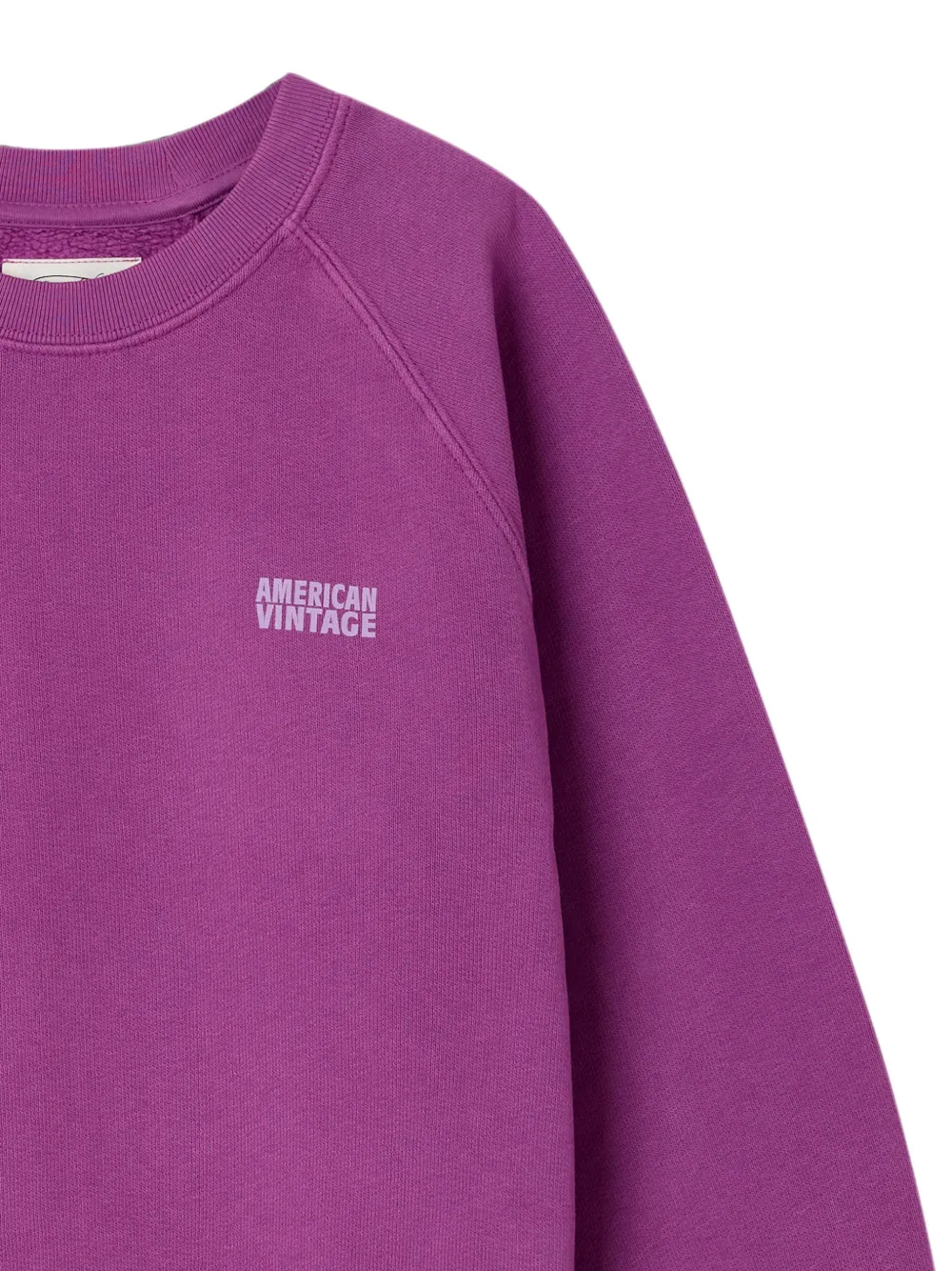 American Vintage Kids Izubird sweater met logoprint Paars