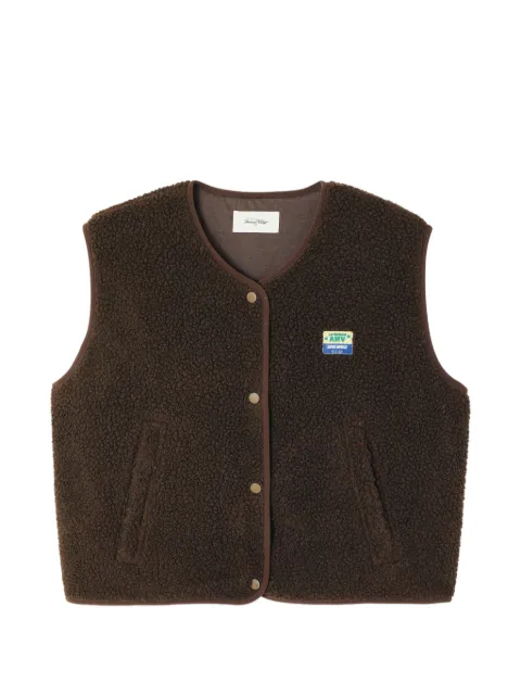 American Vintage chaleco Hokton de piel de borrego artificial