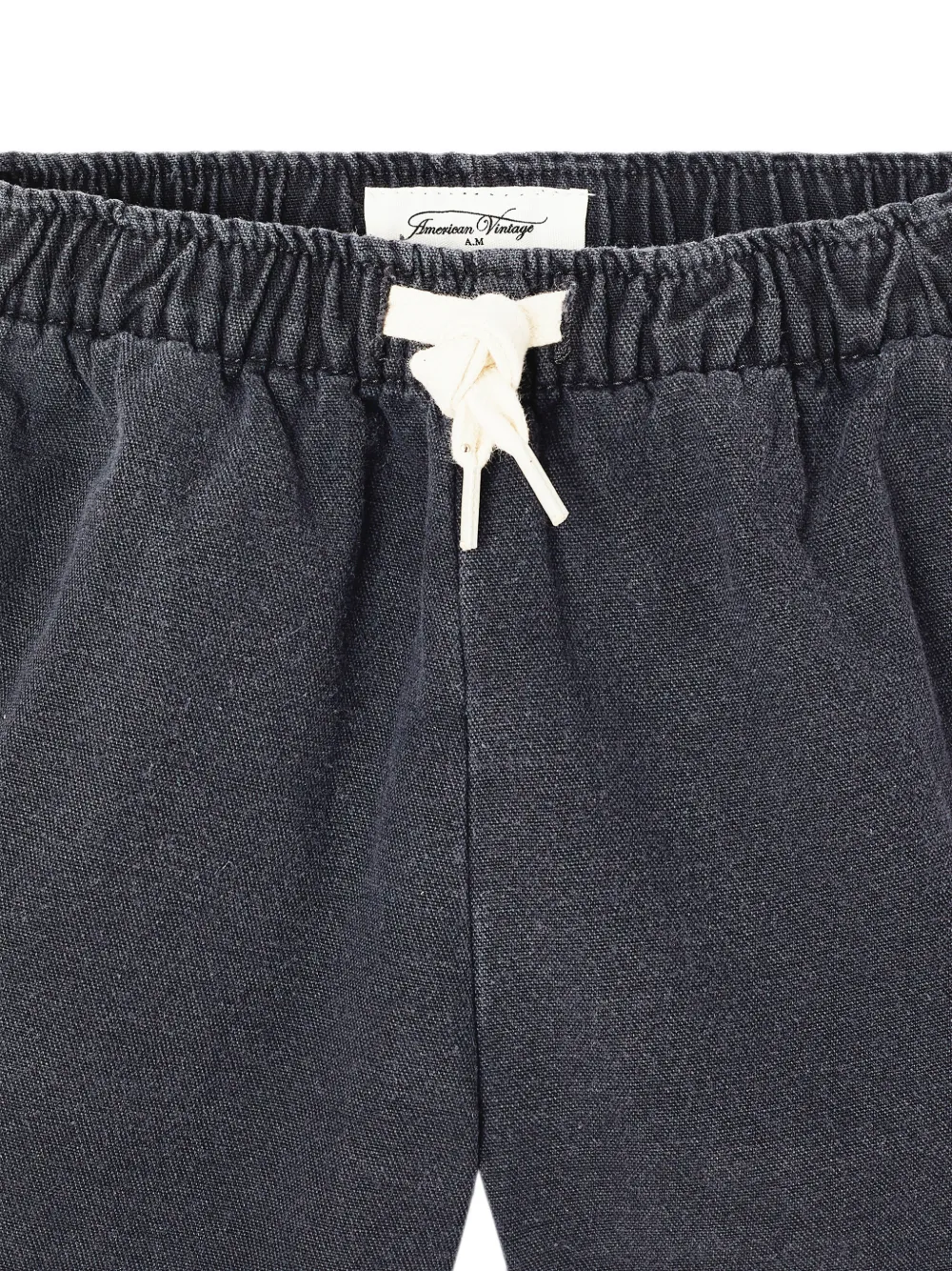 American Vintage Kids Jazy shorts met trekkoord Zwart