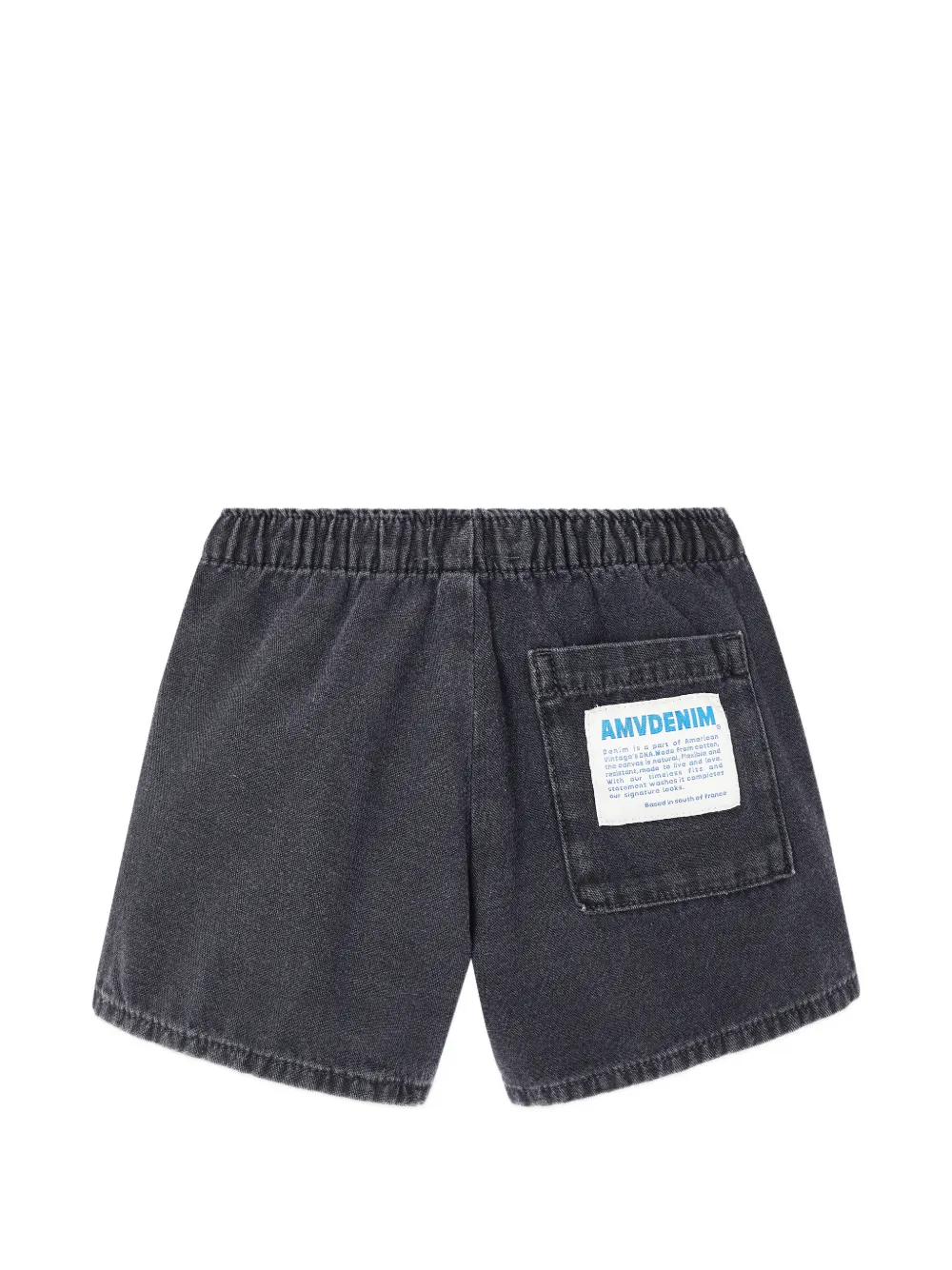 American Vintage Kids Jazy shorts met trekkoord Zwart