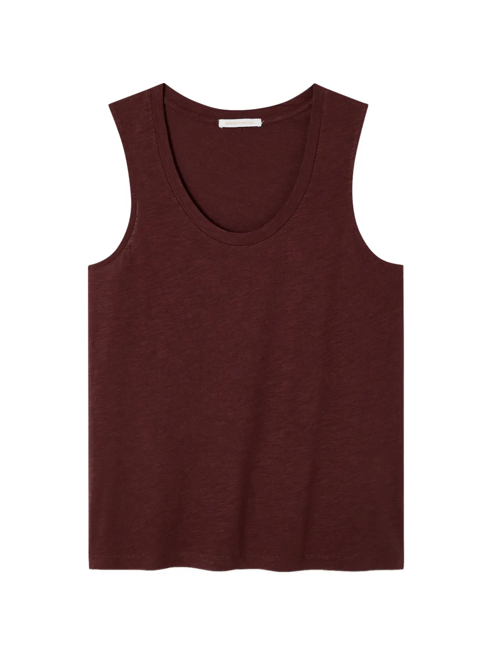 American Vintage Jacksonville tanktop met diepe ronde hals Paars