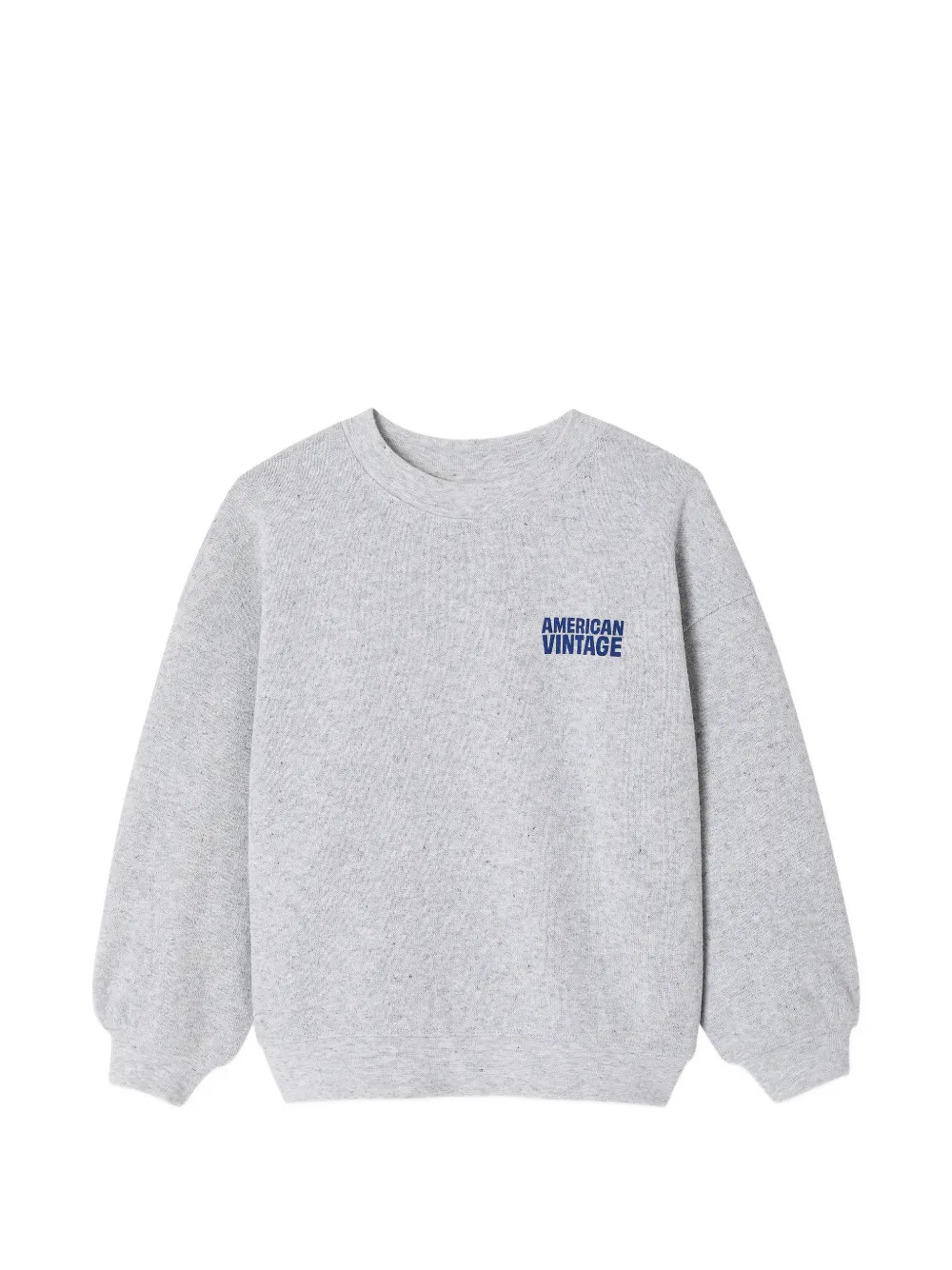 American Vintage Kids Evona sweater met logo-print Grijs