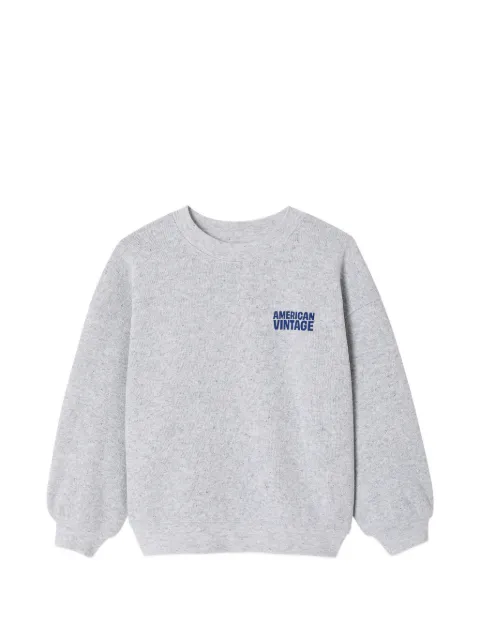 American Vintage Kids Evona logo-print sweatshirt