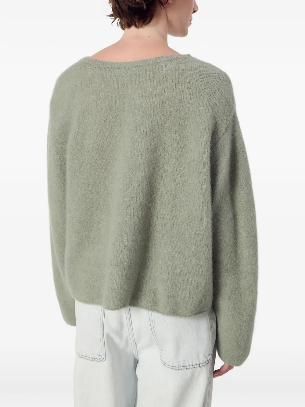 American Vintage Vitow boxy trui Groen