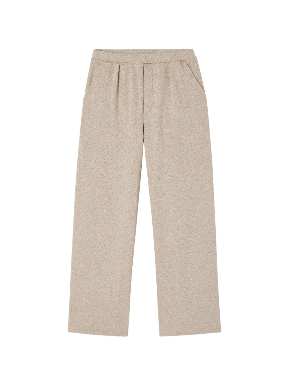 American Vintage Dantown mélange-effect track pants - Toni neutri