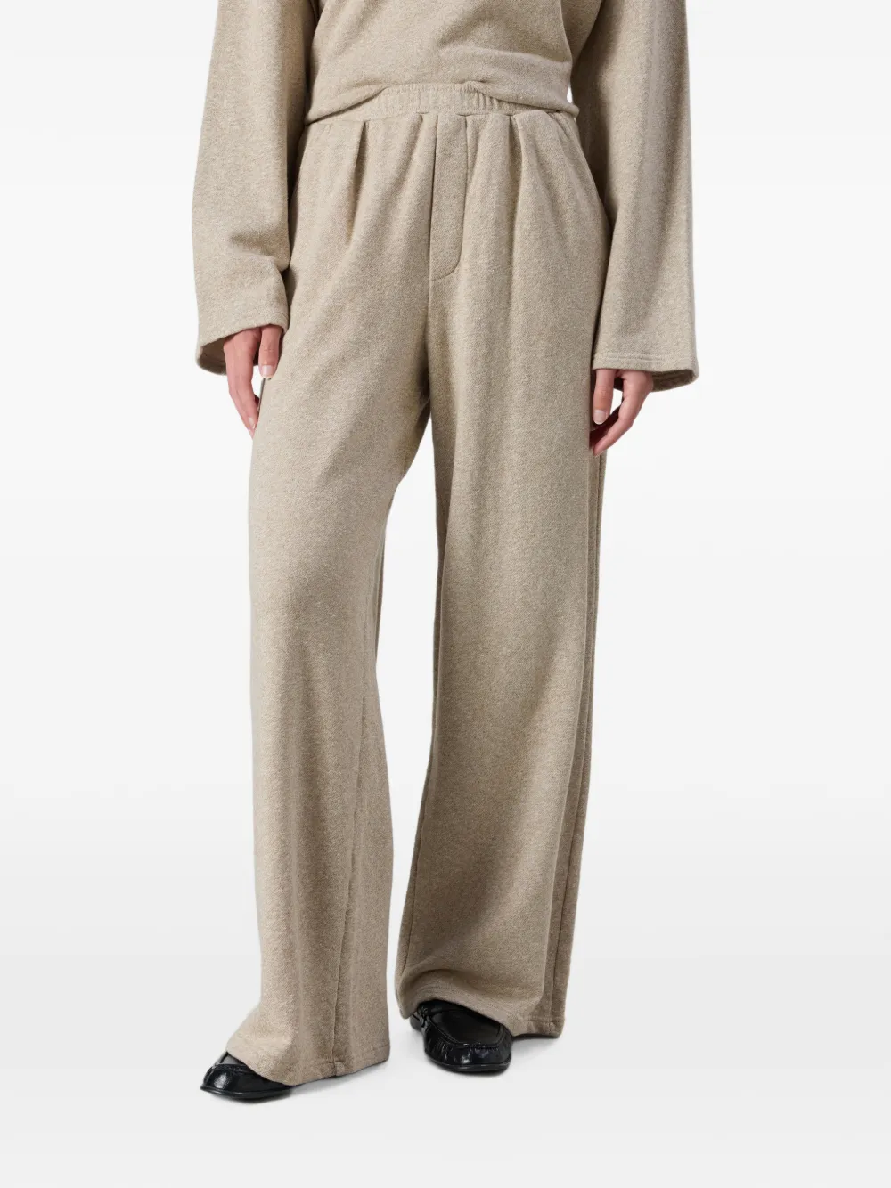 American Vintage Dantown trainingsbroek met gemêleerd effect Beige