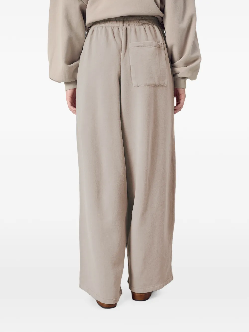 American Vintage Ruimvallende trainingsbroek Beige