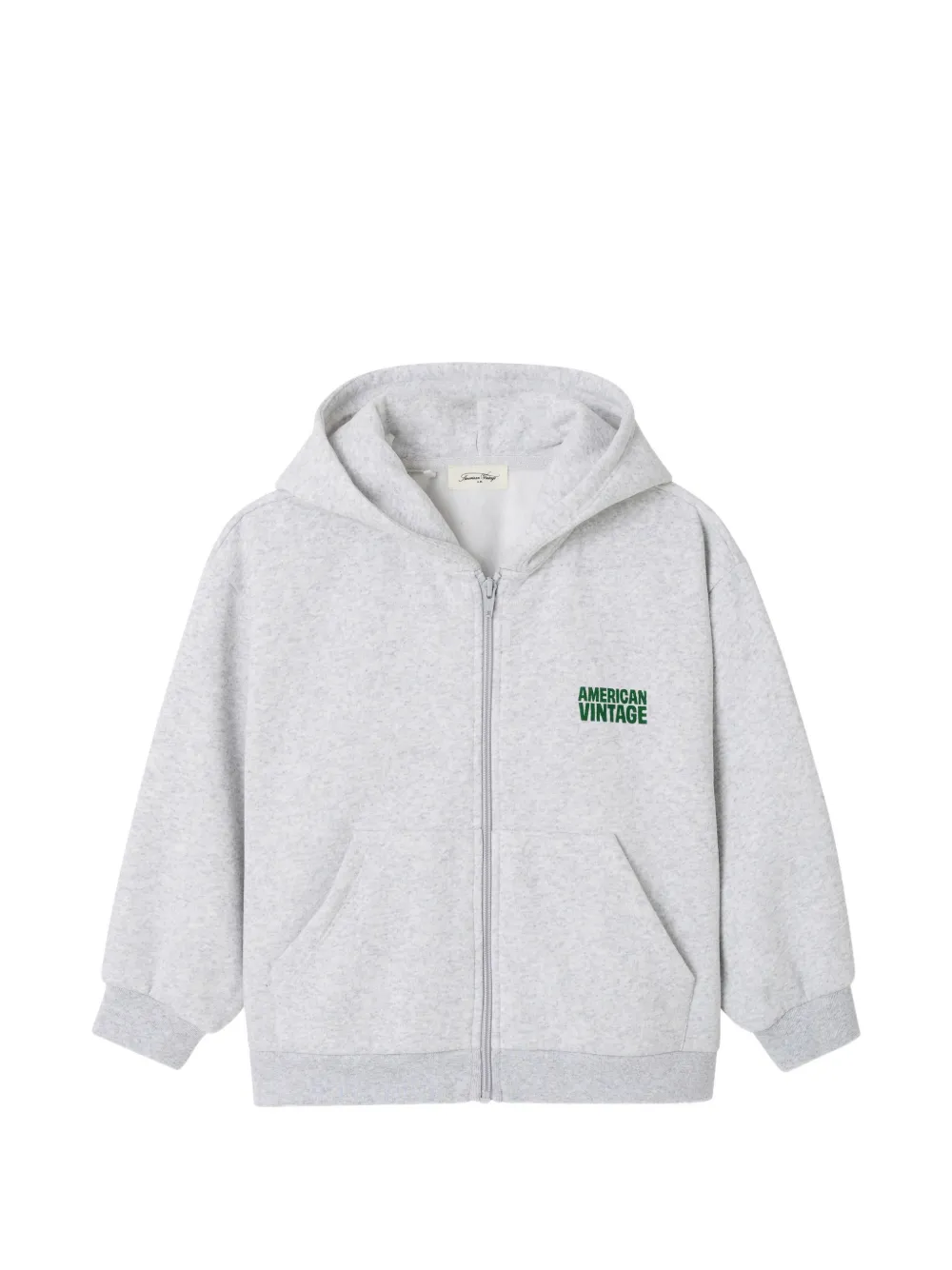 American Vintage Kids hoodie Baptown à fermeture zippée - Gris American Vintage Kids hoodie Baptown à fermeture zippée - Gris