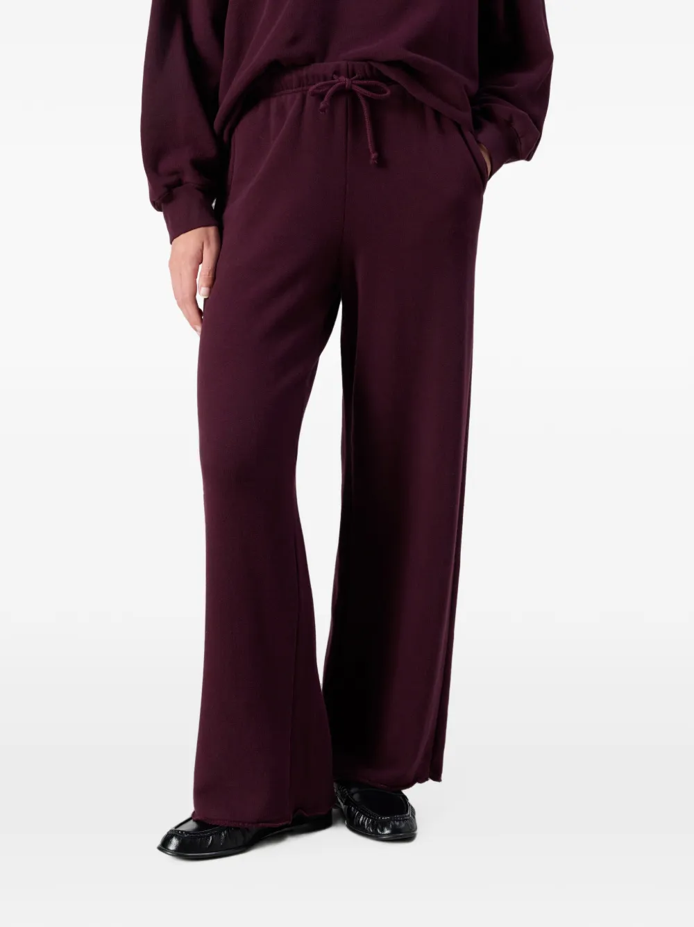 American Vintage Atubay drawstring track pants Rood