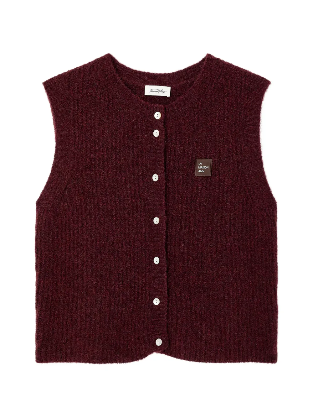 American Vintage sleeveless button-up cardigan · S