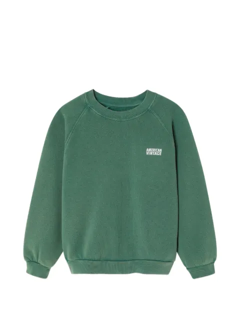 American Vintage Kids Izubird raglan-sleeve sweater