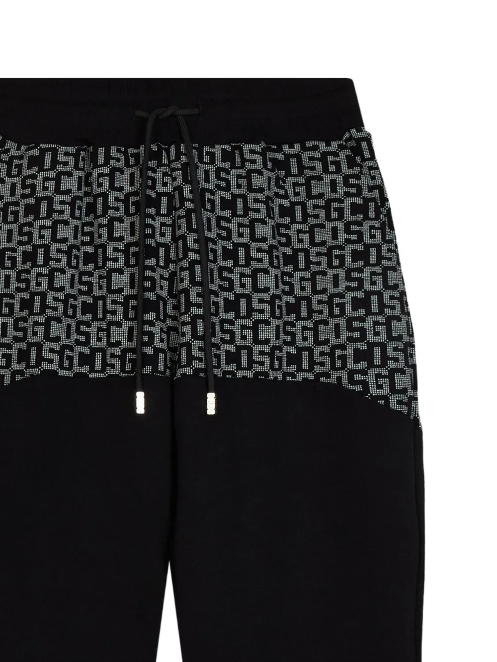 GCDS Trainingsbroek met monogramprint Zwart