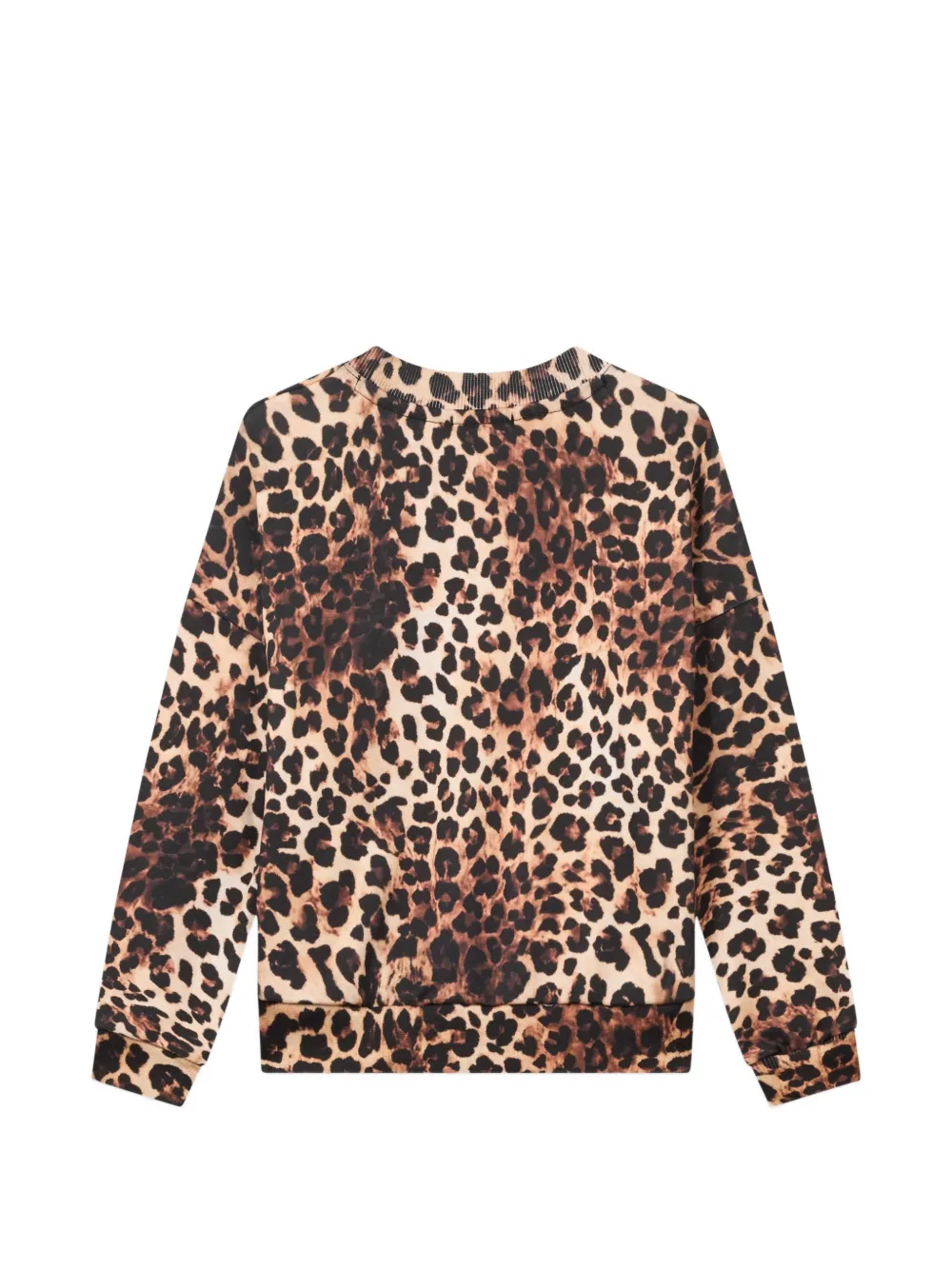 Gcds Kids Cropped trui met luipaard-print Bruin