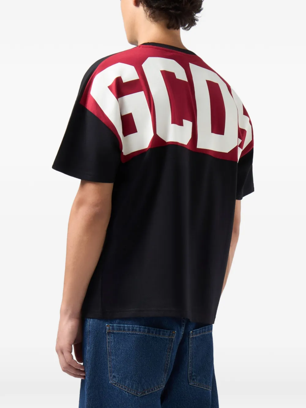 GCDS T-shirt met logoprint Zwart