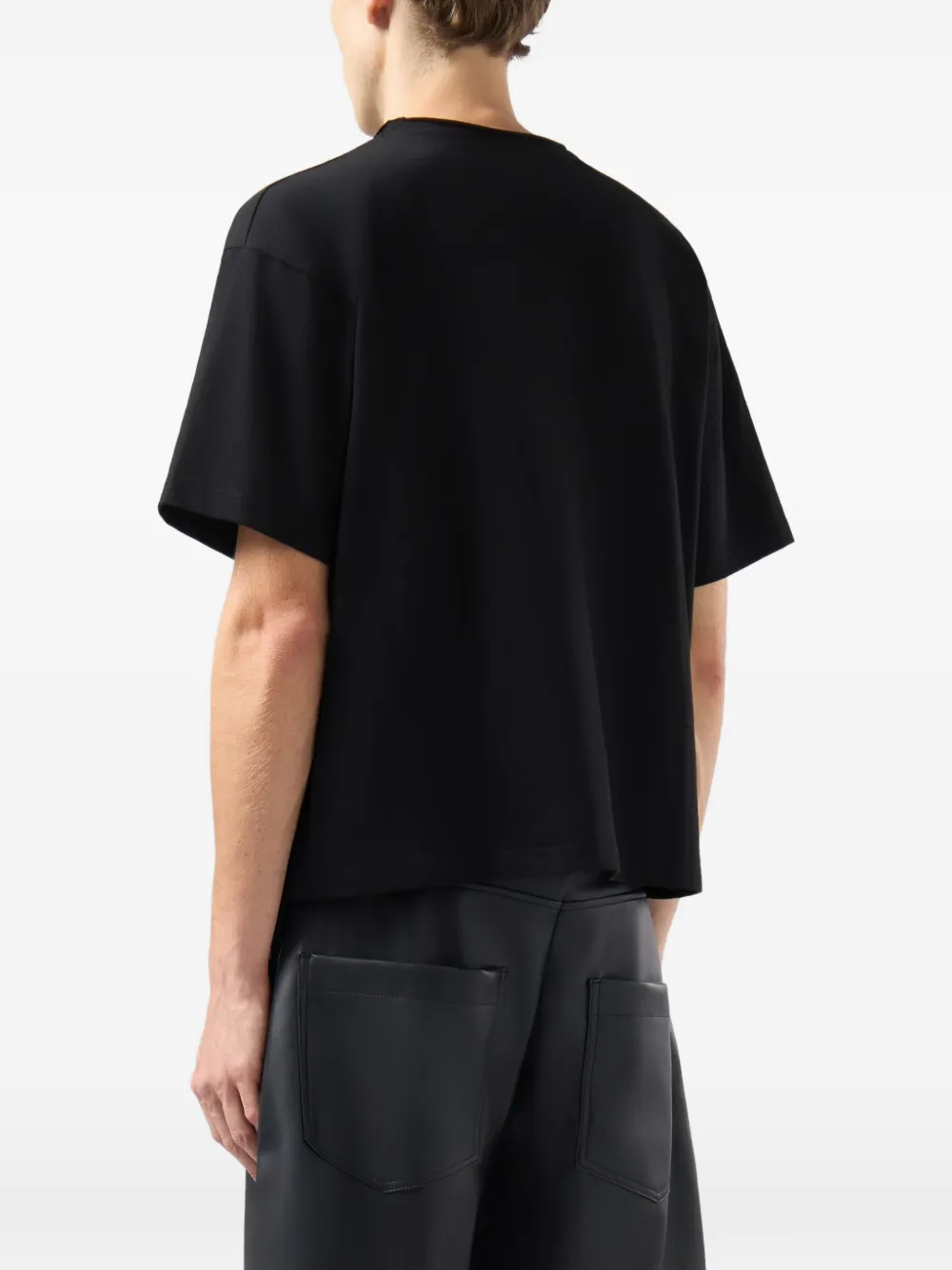 GCDS T-shirt met grafische print Zwart