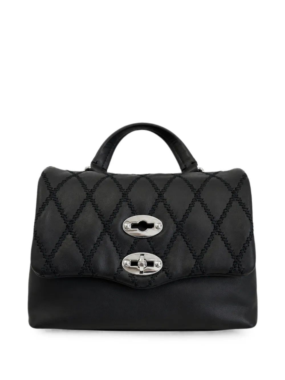 Zanellato baby Postina® stud-embellished tote bag - Nero