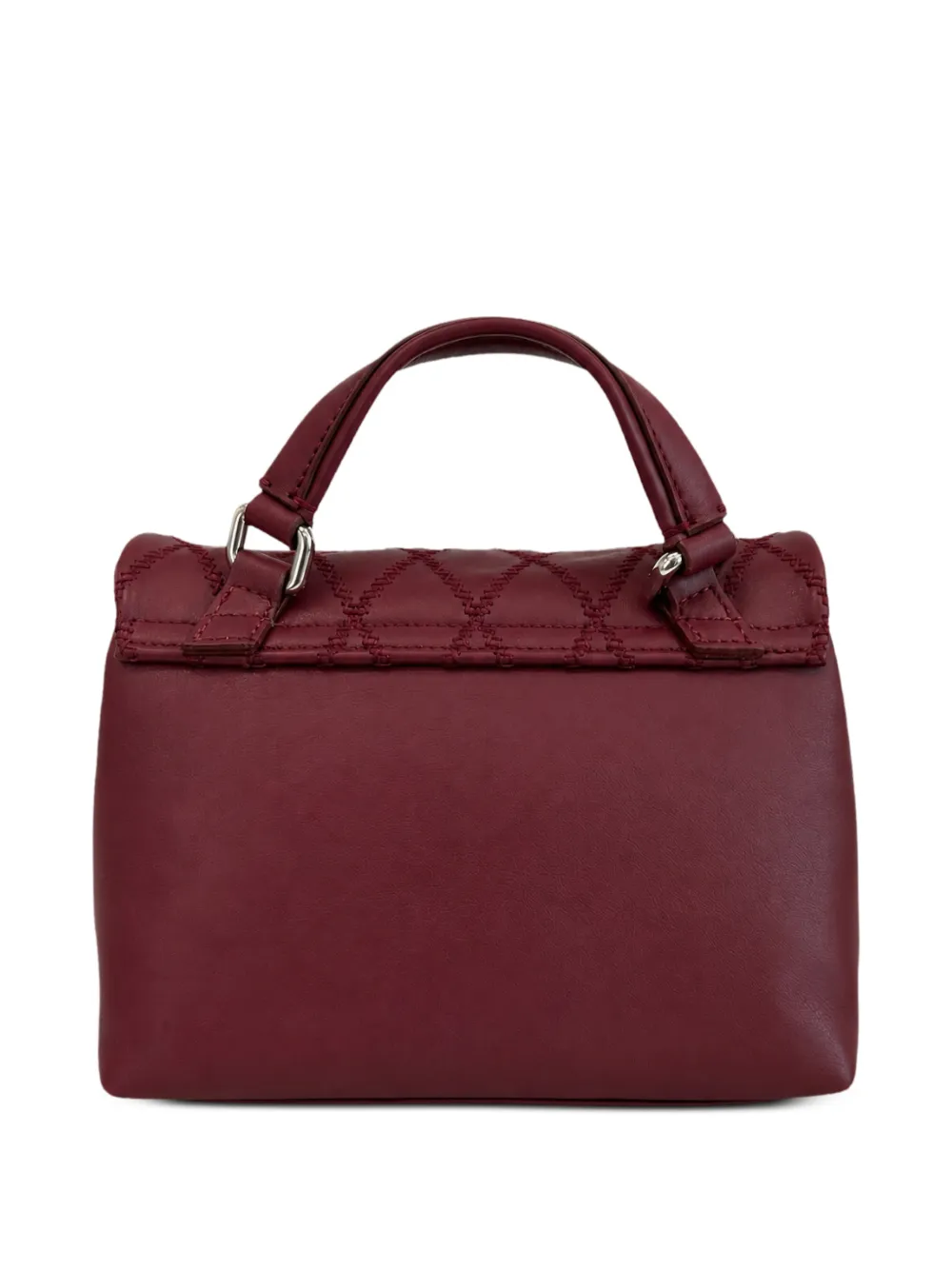 Zanellato Baby Postina shopper verfraaid met studs Rood