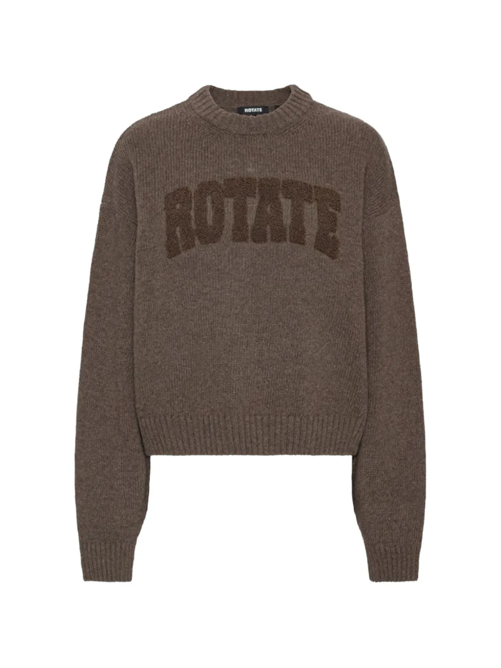 ROTATE BIRGER CHRISTENSEN crewneck sweater brown - Braun
