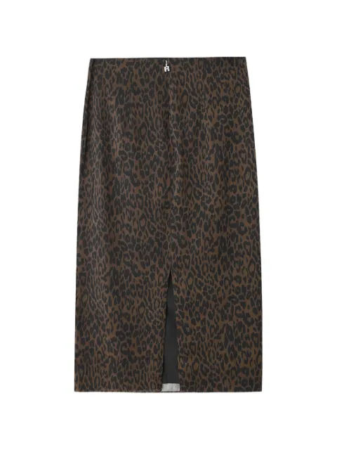 ROTATE BIRGER CHRISTENSEN leopard-print pencil skirt