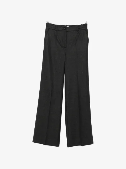 P.A.R.O.S.H. pressed-crease trousers