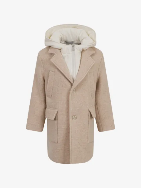 Eleventy Kids single-breasted coat