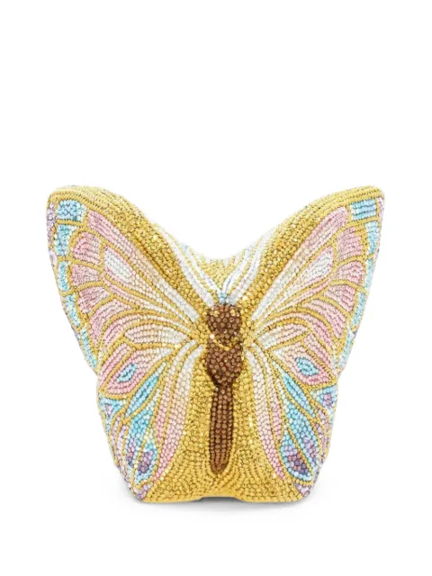 Judith Leiber Serafina crystal-embellished butterfly clutch bag