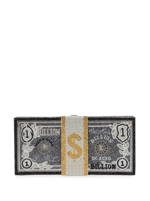 Judith Leiber  Stack Of Cash Billions crystal-embellished money-stack clutch bag