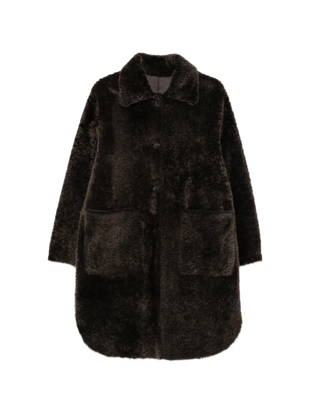 Arma lambskin leather jacket - Marrone