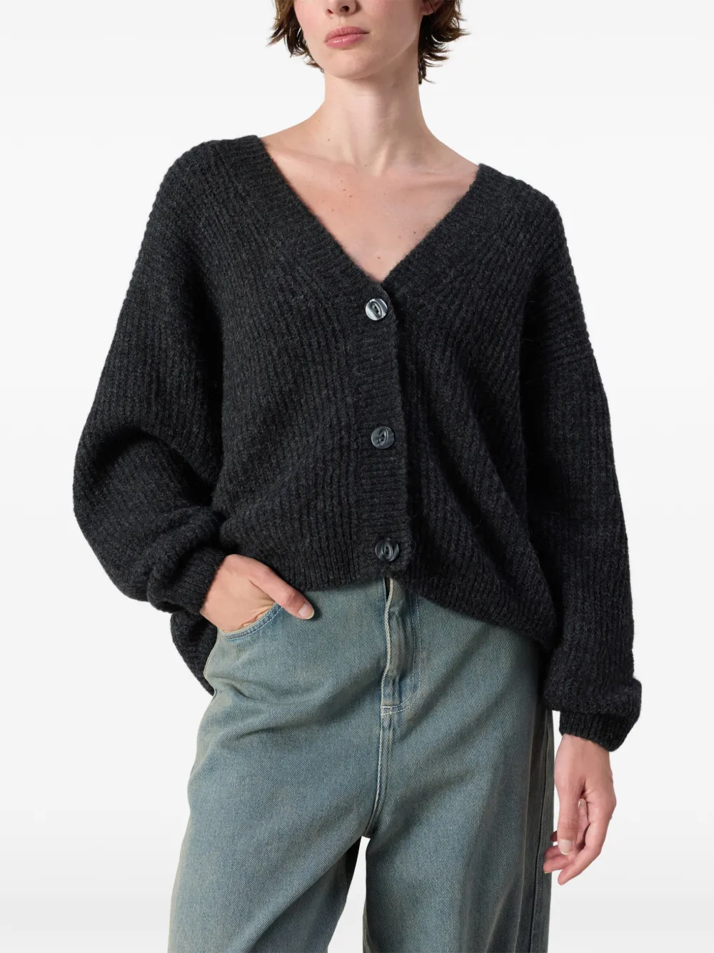 American Vintage East oversized vest Grijs