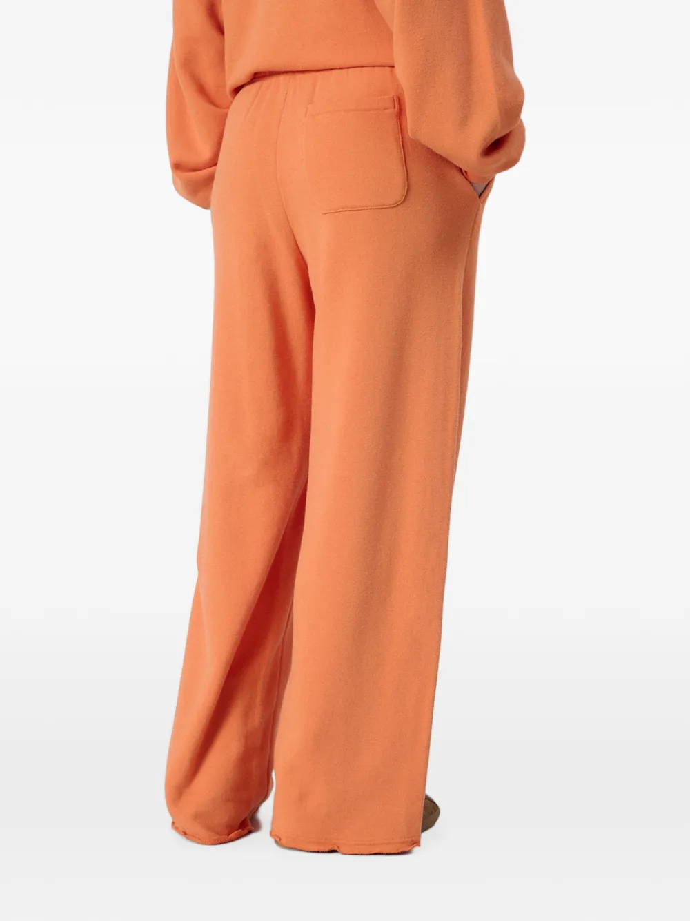 American Vintage Atubay trainingsbroek met geborstelde afwerking Oranje
