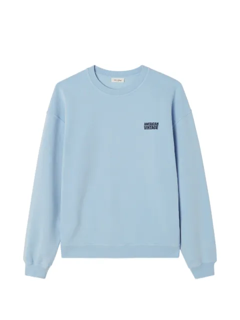 American Vintage Plizzy logo-print sweatshirt