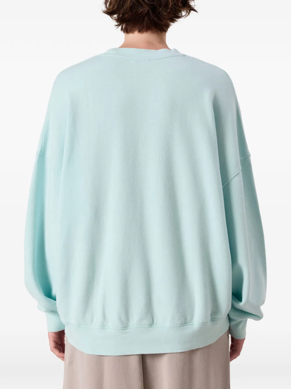 American Vintage Atubay sweater met logoprint Groen