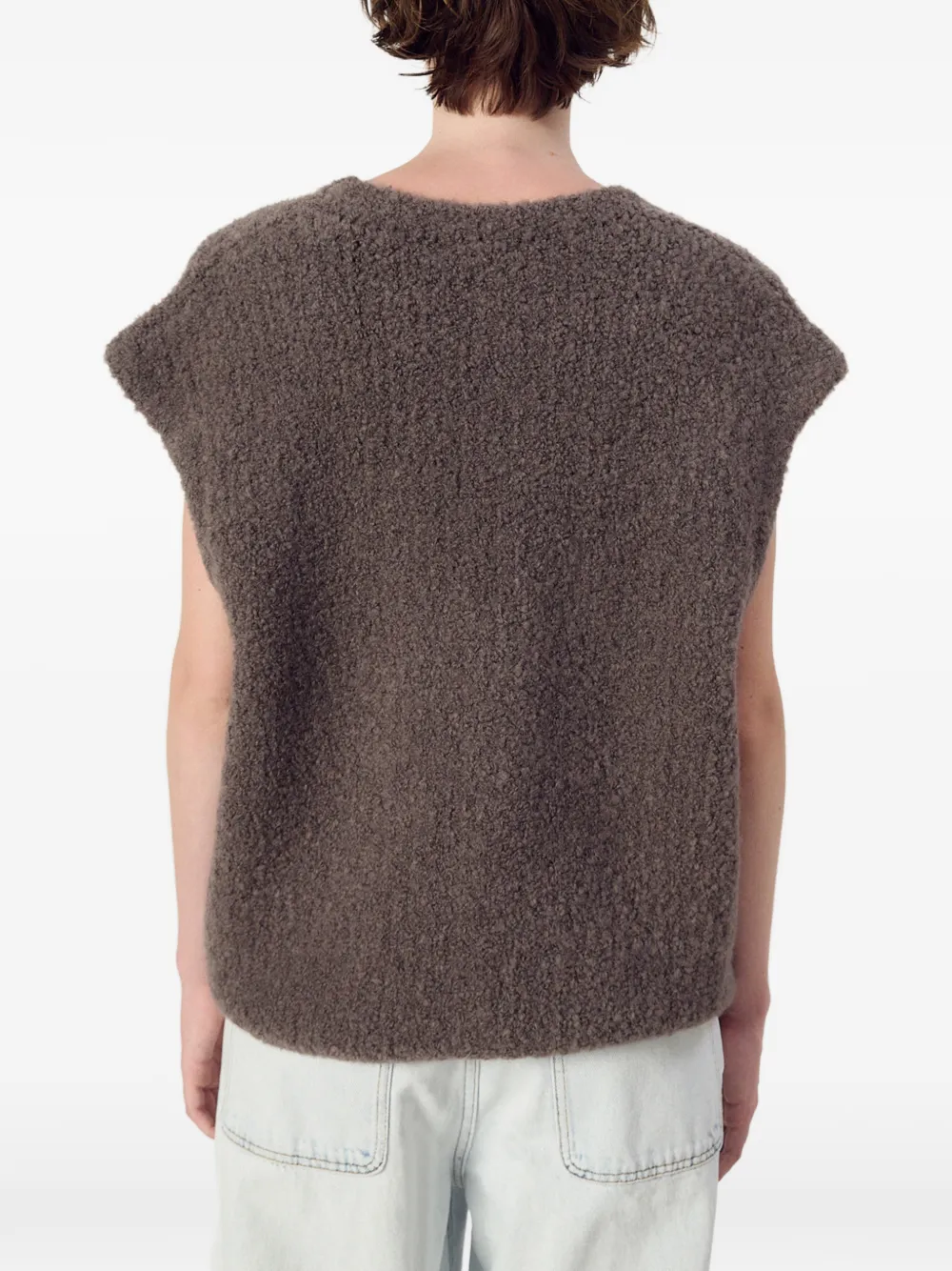 American Vintage Zolly mouwloos vest Bruin