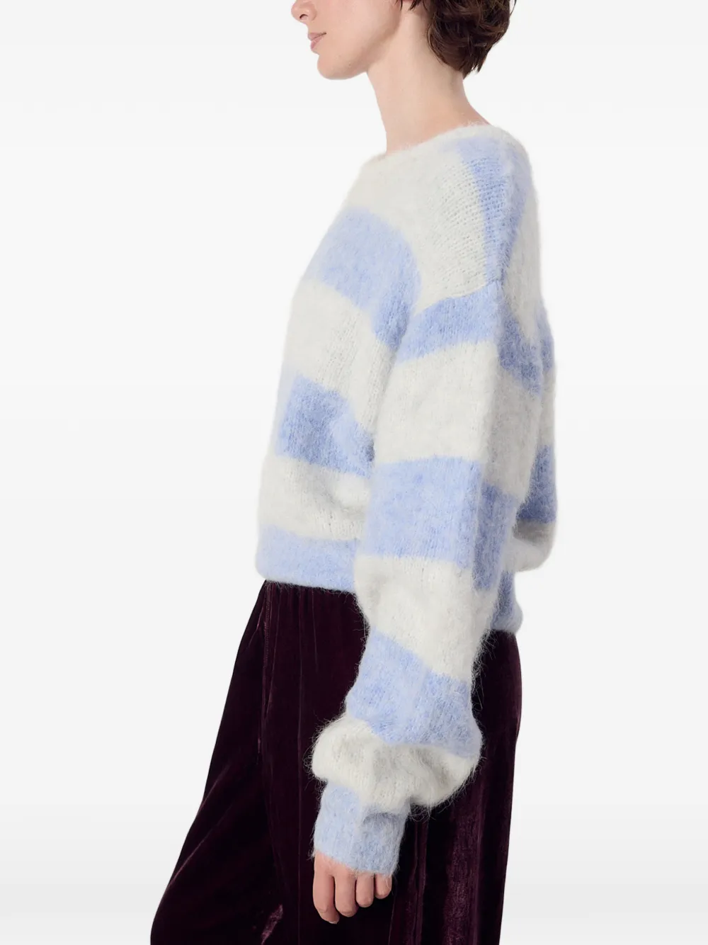 American Vintage Niby gestreepte trui Blauw