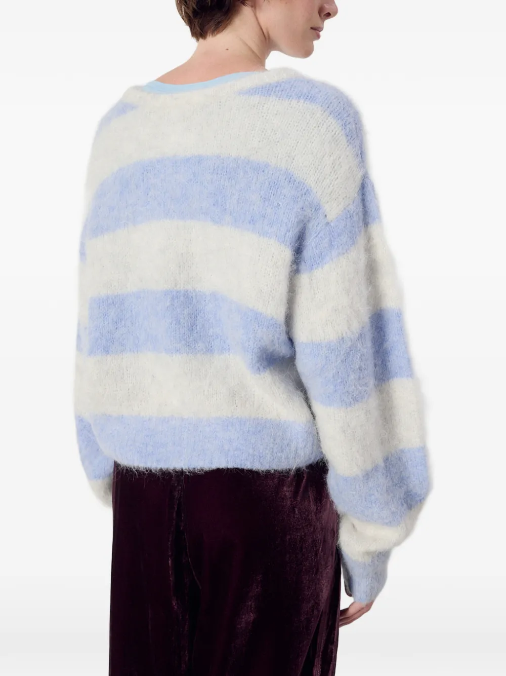 American Vintage Niby gestreepte trui Blauw