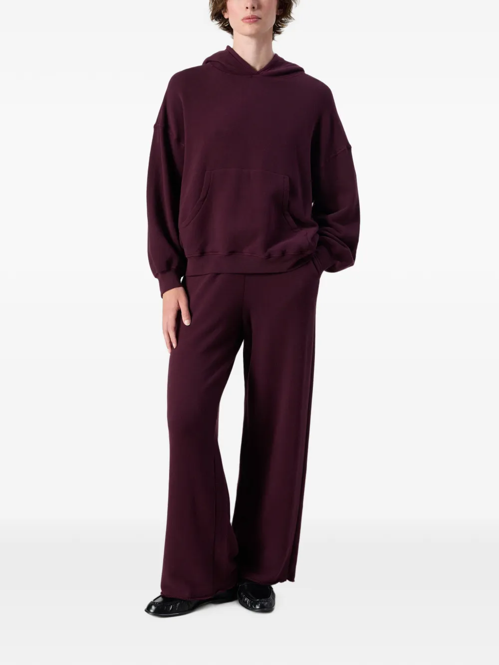 American Vintage Atubay hoodie met verlaagde schouders Paars