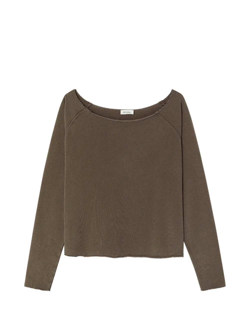American Vintage Vibtown boat-neck sweatshirt - Braun