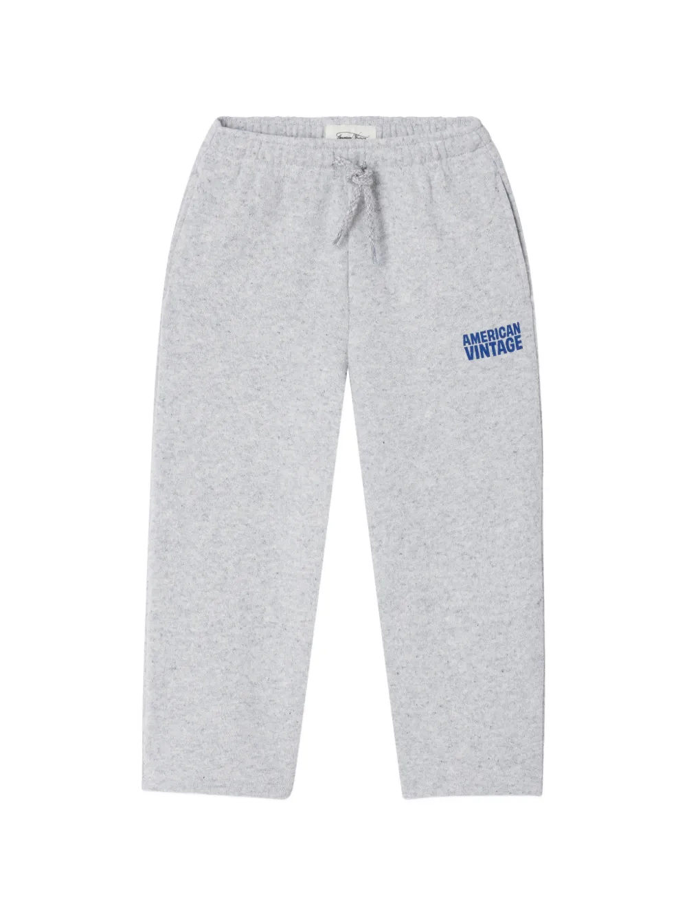 American Vintage Kids Evona logo-print track pants - Grigio