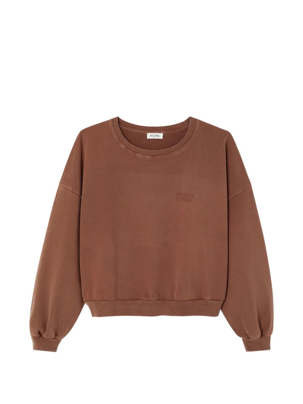 American Vintage sweat Jitbay en coton - Marron American Vintage sweat Jitbay en coton - Marron