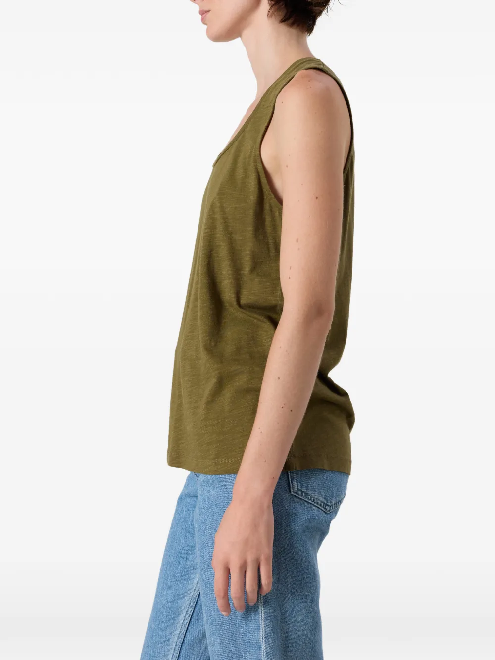 American Vintage Jacksonville jersey tanktop Groen