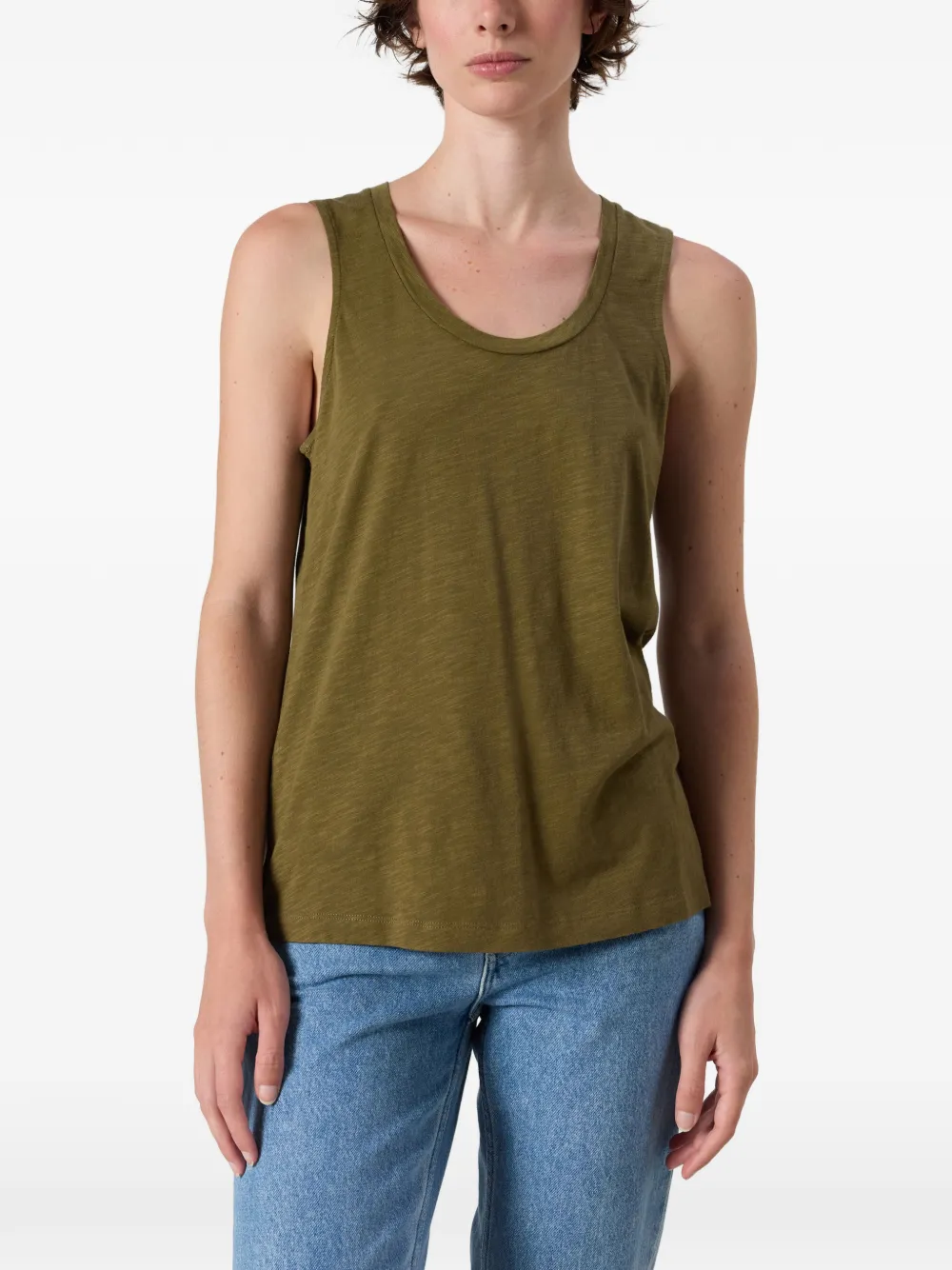 American Vintage Jacksonville jersey tanktop Groen