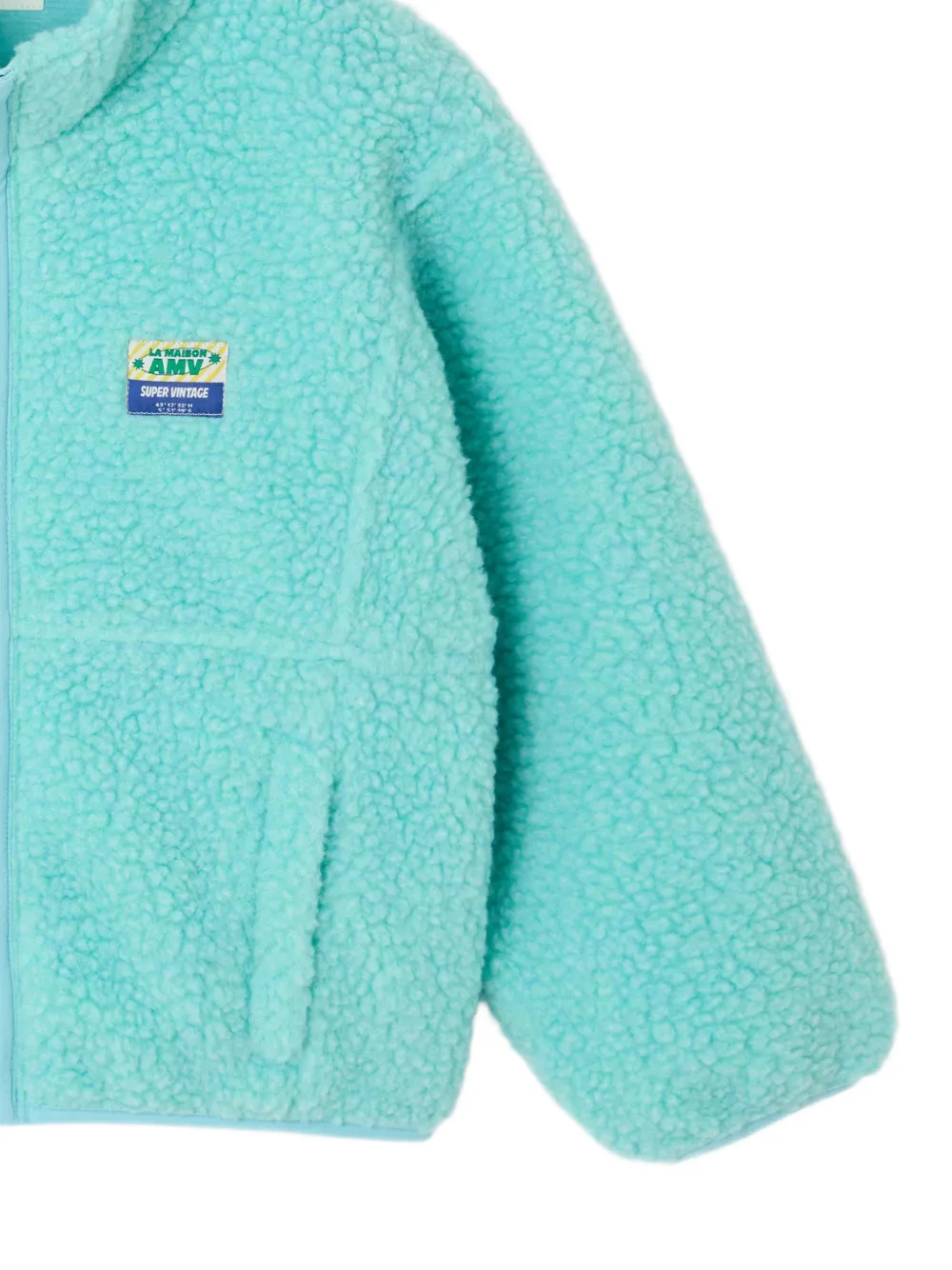 American Vintage Kids Hoktown jack met lammy textuur Blauw