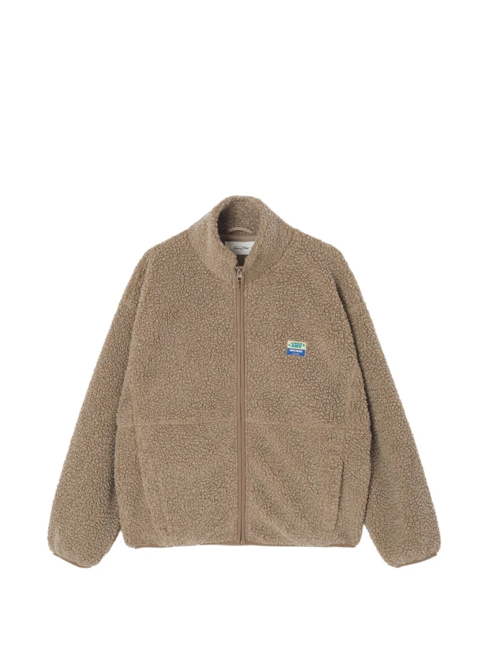 American Vintage Hoktown shearling-effect jacket - Braun