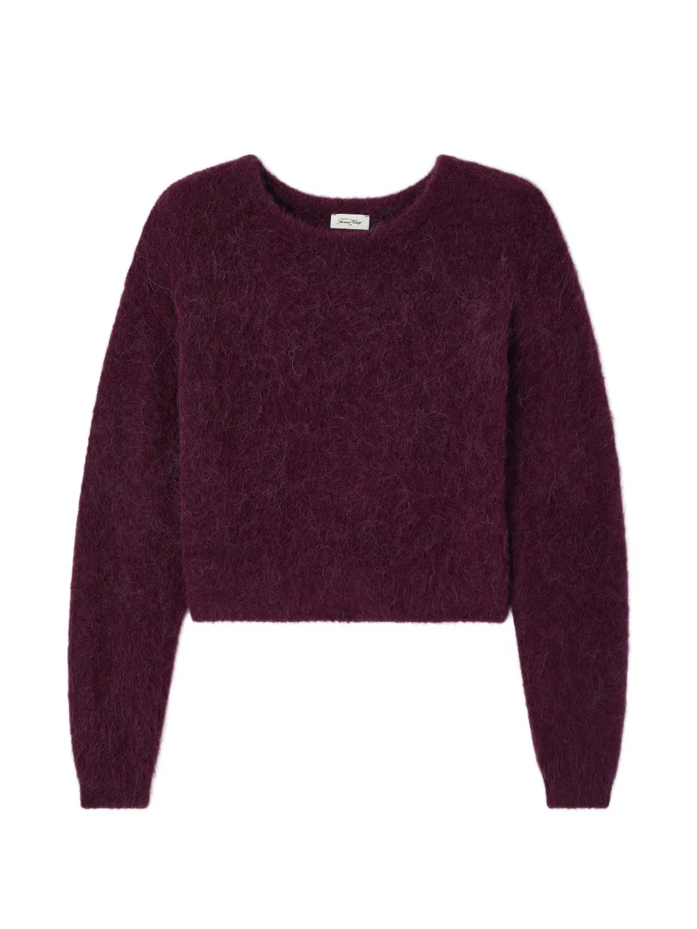 American Vintage Niby fluffy-texture long-sleeve sweater