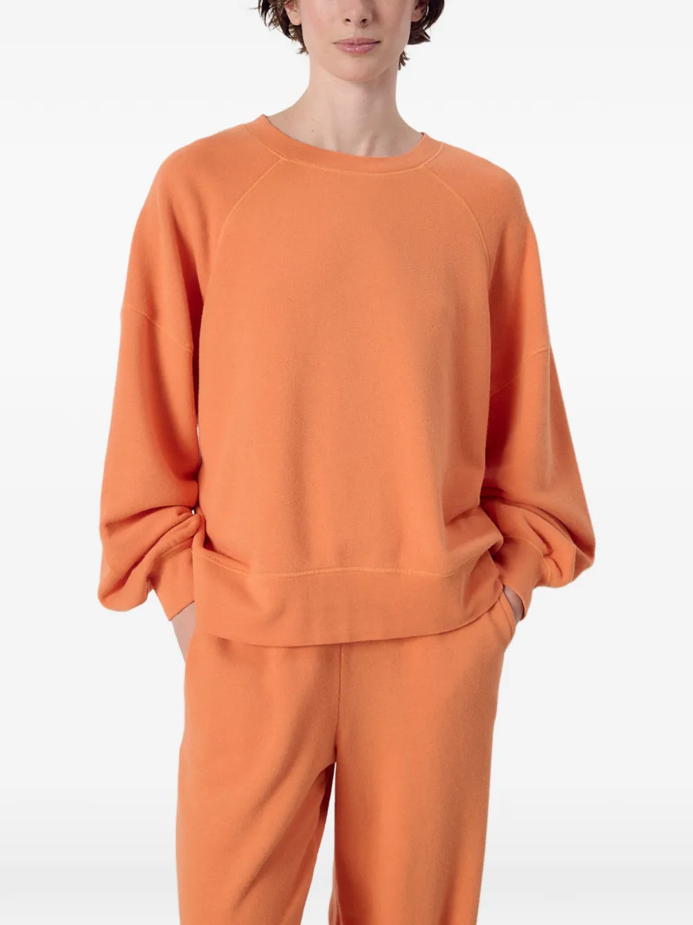 American Vintage Atubay sweater met raglan mouwen Oranje