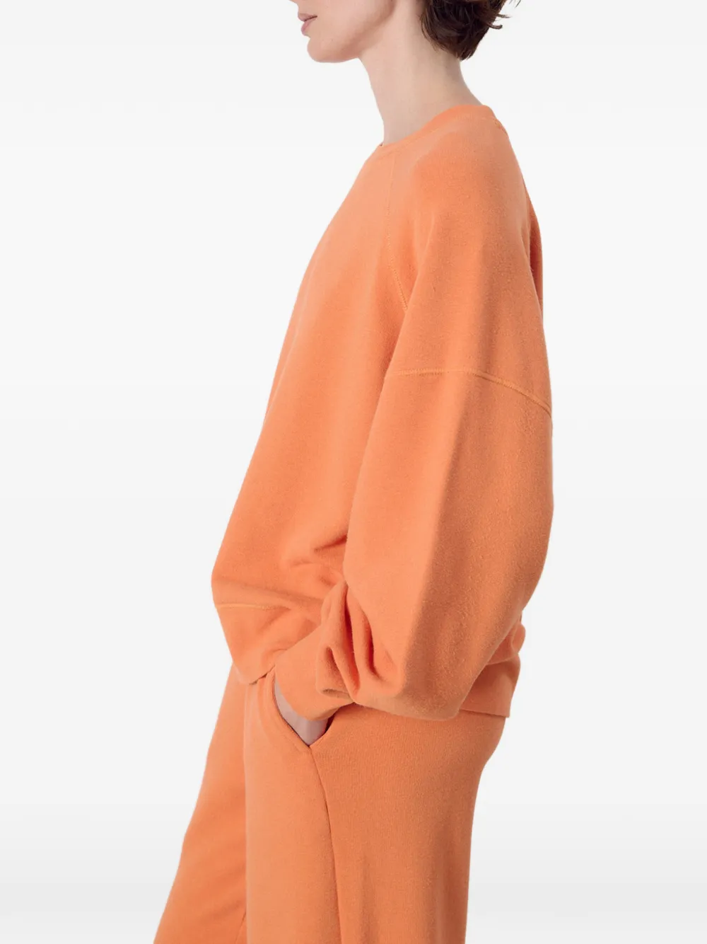 American Vintage Atubay sweater met raglan mouwen Oranje