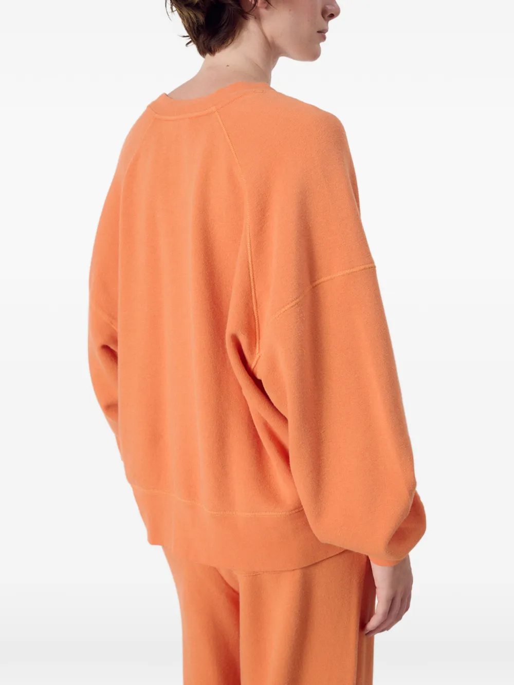 American Vintage Atubay sweater met raglan mouwen Oranje