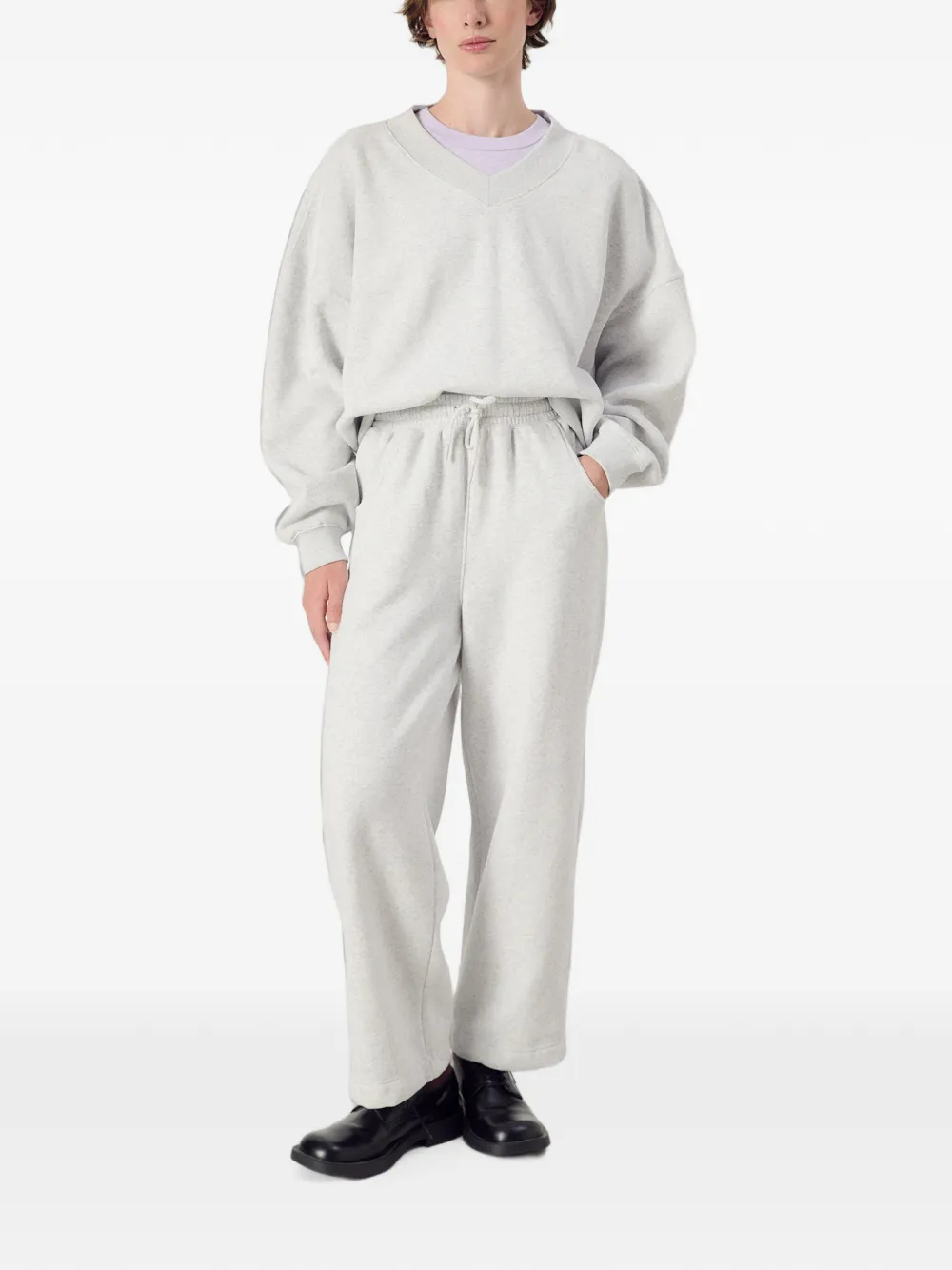 American Vintage Baptown straight trainingsbroek Grijs